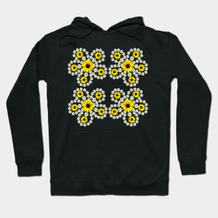 sunflowers daisies blossom floral daisy pattern Hoodie